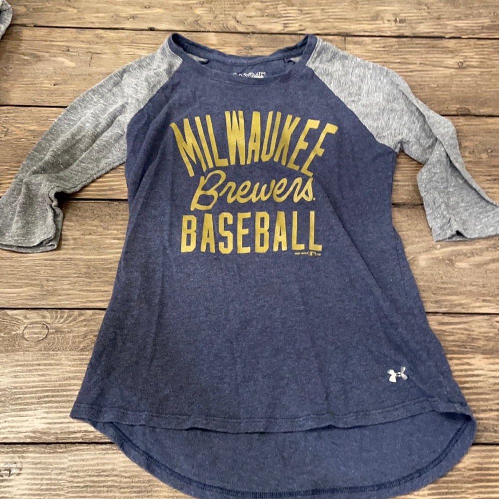 Milwaukee Brewers under armour shirt